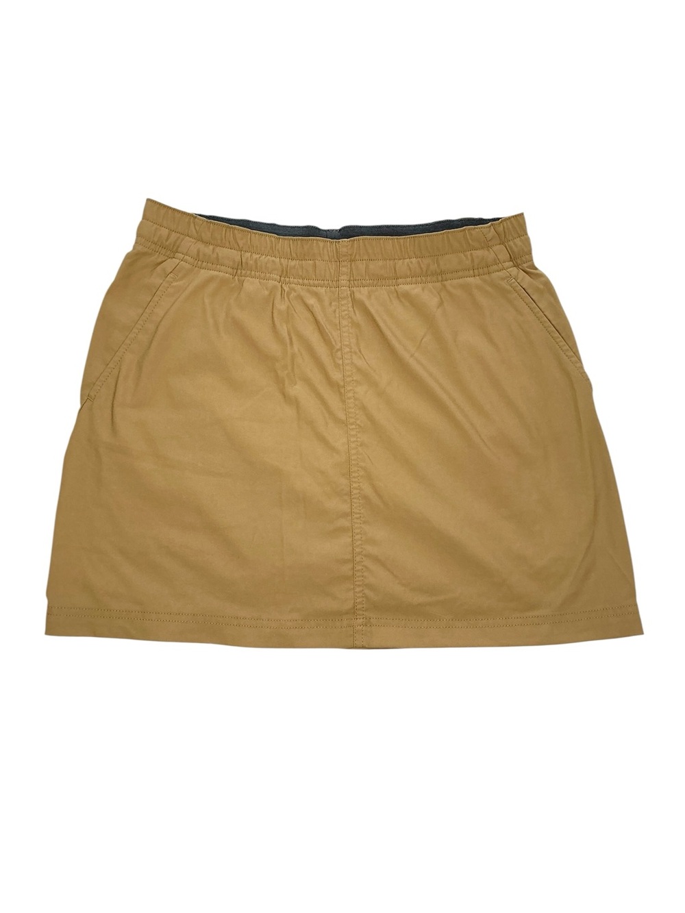 prAna Alana Skort Embark Brown Drawstring Waist Performance Skirt Size Medium